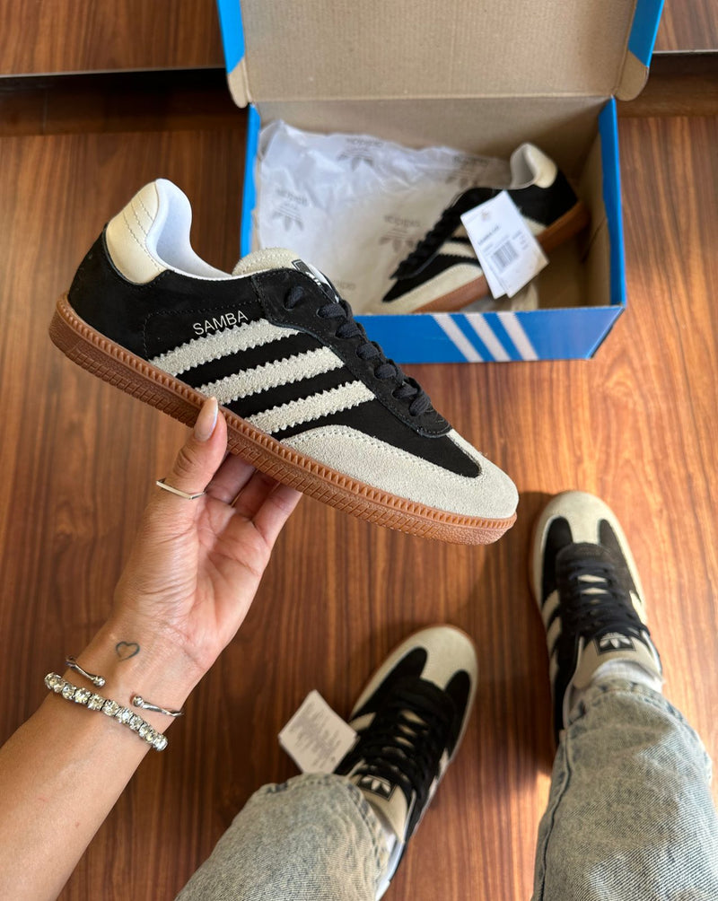 Adidas Samba couro